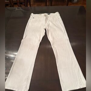 AG High Rise Slim fare crop jeans. Size 30
